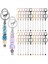 24PCS Boncuklu Anahtarlıklar Toplu Boncuklar Diy Boş Anahtar Zincirleri Metal Boncuklu Anahtarlıklar Için Boncuklu Anahtar Zanaatlar Için (Yurt Dışından) 1