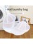 Basit Şapka Yıkama Koruyucusu Beyzbol Şapkası Temizleyici Çamaşır Torbası Yıkama Şapka Çanta Çamaşır Makinesi Örgü Çantası Yeni 2pcs Beyaz (Yurt Dışından) 4