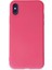 iPhone x Kılıf First Silikon - Pembe 1