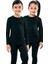 Unisex Çocuk Termal Body %65 Viskon %30 Polyester %5 Likra Uzun Kol Rahat Kalıp 2