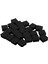 96 Pcs 30MM x 30MM Plastik Yivli Kare Uç Kapaklar Black Insert (Yurt Dışından) 4
