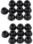 20 Adet 21MM x 10MM Konik Gömülü Kauçuk Ayak Tamponları Siyah (Yurt Dışından) 1