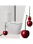 3pcs Kiraz Tuvalet Fırçası Banyo Fırçası Temizleyici Tuvalet Kase Fırçası ve Tutucu Set Banyo Mutfak Için Uzun Tutlu (Yurt Dışından) 2
