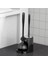 Tuvalet Piston ve Kase Fırçası Banyo Temizliği Için Combo Siyah 1 Set Tuvalet Fırçası (Yurt Dışından) 2