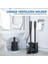 Tuvalet Piston ve Kase Fırçası Banyo Temizliği Için Combo Siyah 1 Set Tuvalet Fırçası (Yurt Dışından) 4