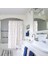 Fırfır Duş Perdesi Ev Dekoru Yumuşak Polyester Dekoratif Banyo Aksesuarları Duşlar ve Küvetler Için Harika 71 Inç x 71 Inç (Yurt Dışından) 5