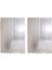 2x Clear Eva Duş Perdesi Astar Su Geçirmez Şeffaf 3D Su Kare Banyo Perdesi 71 Inç x 79INCH 24 Kanca (Yurt Dışından) 1