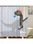 Komik Dinozor Duş Perdesi Banyo Perdesi ile Kanca Karikatür Banyo Dinozor Kumaş Duş Perdesi Çocuklar Için (Yurt Dışından) 5