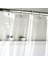 4set 180CMX180CM Plastik Peva Su Geçirmez Duş Perdesi Şeffaf Beyaz Temizlik (Yurt Dışından) 5