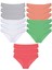 15 Adet Süper Eko Set Likralı Kadın Slip Külot Gri Beyaz Pudra Yeşil Fuşya 1