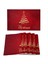 Merry Noel Ağacı Placemats Seti 6 Kaymaz/silme Temiz Keten Yemek Masası Paspas Seti Isıya Dayanıklı Masa Astarı (Yurt Dışından) 1