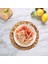 6 Paket Yuvarlak Su Sümbül Placemat Li Dokuma Hasır Masa Yer Paspasları 25CM (Yurt Dışından) 5