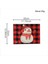 Noel Masası Placemat Kar Adamı Kar Tanesi ve Kış Kardan Adam Set 4 Placemat Dekoratif Yıkanabilir Masa Paspasları (Yurt Dışından) 3