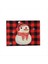 Noel Masası Placemat Kar Adamı Kar Tanesi ve Kış Kardan Adam Set 4 Placemat Dekoratif Yıkanabilir Masa Paspasları (Yurt Dışından) 4