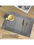 Placemat Çapraz Dokunma Dokuma Slip Olmayan Yalıtım Placemat Yıkanabilir Masa Paspasları 4 (4pcs Placemats Gümüş Gray) (Yurt Dışından) 3