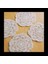 4pcs 8 6 Inç Doilies Tığ Işi Yuvarlak Dantel Doily El Yapımı Placemats Pamuk Tığ Işi Bardak Altlıkları (Bej) (Yurt Dışından) 4