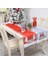 Gri Noel Masa Örtüsü Noel Dekorasyon Malzemeleri Kumaş Masa Koşucusu Noel Masası Dekorasyonu (Yurt Dışından) 5