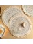 2pcs Baskılı Yer Mat Bohemian Püskül Baskılı Konut Ev Izolasyonu Dairesel Şekli Yemek Masa Düzeni Sahne C (Yurt Dışından) 5