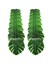 2pcs Yapay Palmiye Yaprakları Masa Koşucuları 86 6IN/220CM Uzunluğunda Tropikal Avuç Içi Yapraklar Masa Koşucusu Yaprak Masa Bezi (Yurt Dışından) 1