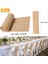 2x Masa Runner 10 M x 30 cm Jüt Masa Koşucusu Keten Jüt Kumaş Masa Koşucusu Rulo Masa Dekorasyon Düğünü (Yurt Dışından) 4