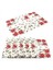 Placemats Seti 6 Işlemeli Noel Poinsettia &amp Holly Design 11X17 Inç Noel Masa Dekoru (Yurt Dışından) 2