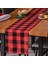 2x Buffalo Check 13X70INCH Siyah ve Kırmızı Ekose Masa Koşucu Parti Noel Etkinlikleri Için Yemek Masa Koşucuları Ev Dekor (Yurt Dışından) 2