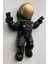 Dekoratif Astronot Apollo Duvar Heykeli (47X35CM) Siyah 1