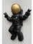 Dekoratif Astronot Apollo Duvar Heykeli (47X35CM) Siyah 2