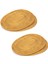 4 Adet Oval Rattan Placemat Doğal Rattan El Dokuması Çay Töreni Aksesuarları Yemek Odası Mutfak Vb (Yurt Dışından) 1