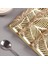 6pc Dikdörtgen Yapraklar Yalıtımlı Placemats Üst Düzey Otel Yemek Restoran Masası Mat Dekorasyon Boş Placemat B (Yurt Dışından) 3
