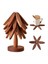 Sıcak Yemekler Için Ahşap Trivetler Ağaç Şekli Trivet Seti 4 Ahşap Trivet + 1 Çaydanlık Için Saklanan Stant (Yurt Dışından) 4