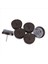 100PCS Sandalye Bacak Zemin Keçe Ped Skid Kayma Diy Tırnak Koruyucular 22MM (Yurt Dışından) 5