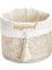 Buğz Yuvarlak Katlanabilir Çok Amaçlı Saklama Organizer Kutu Keçe Sepet (Mega) - 03389 1