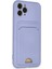 iPhone 11 Pro Kılıf Kelvin Kartvizitli Silikon - Lila 2