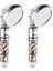 2pcs Boncuklu Duş Başlığı Filtre Basıncı Artırma Duş Başlığı Püskürtme 3 Modlu Su Tasarrufu Ev Için Banyo (Yurt Dışından) 1