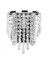 Modern Kristal Duvar Lambası Krom Sconce Duvar Işığı Oturma Odası Banyo Evi Kapalı Işık Dekorasyonu (Yurt Dışından) 1