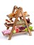 3 Katman Servis Tepsileri Ahşap Cupcake Stand Towers Tatlı Masa Ekranı Üç Katmanlı Tepsi Standı Çıkarılabilir Ahşap (Yurt Dışından) 1