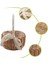 2pcs Dokuma Çiçek Sepeti Rattan Depolama Sepeti Çiçek Kız El Sepeti El Yapımı Çiçek Sepeti Yay Büyük (Yurt Dışından) 4