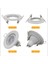 6pcs Aşağı Işık Çerçevesi Gömme LED Tavan Armatürleri Downlight GU10 MR16 Tavan Nokta Işıkları Fikture Beyaz (Yurt Dışından) 3