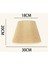 2x Masa Lambası Aksesuarlar E27 Keten Başucu Lambası Duvar Lambası Zemin Lambası Gölgesi Düşük Çapı 30CM Beyaz (Yurt Dışından) 2