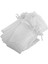 50PCS Beyaz Drawstring Organza Katlanması El Fan Kesesi Partisi Düğün Iyiliği Çantaları (Yurt Dışından) 1