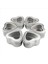 30PCS Kalp Şekleli Metal Teneke Kutular Kapaklı Şeker Kutuları Kalp Boş Teneke Bisküvi Şekerler Sevgililer Günü Için Kavanoz (Yurt Dışından) 4