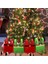 6 Pcs Noel Şeker Çantaları Pantolon Noel Çantası Kulplarla Noel Baba El Çantası (Yurt Dışından) 2