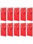 10PCS Çin Yeni Yıl Kırmızı Zarflar Şanslı Para Zarfları Yeni Yıl Düğün Için Bahar Festivali Kırmızı Paket (7x3 4 Inç) (Yurt Dışından) 3