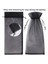 60PCS Siyah Organza Şarap Şişesi Torbaları Şeffaf Örgü Şişe Torbaları Şarap Kapakları Cadılar Bayramı Için Drawstring ile Elbiseler (Yurt Dışından) 3
