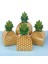 50PCS Ananas Şeker Kurabiye Kutusu Hawai Partisi Paketleme Kutusu Çantası Luau Yaz Doğum Düğün Dekorasyonu (Yurt Dışından) 3