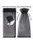 120PCS Siyah Organza Şarap Şişesi Torbaları Şeffaf Örgü Şişe Torbaları Şarap Kapakları Cadılar Bayramı Için Drawstring ile Elbiseler (Yurt Dışından) 5