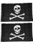 2x Korsan Bayrak Kafatası ve Crossbones Jolly Rodger Büyük 5X3FT Boyut (Yurt Dışından) 1