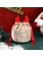 10 Adet Noel Boynuz Çantaları Sevimli Şeker Çantaları Paketleme Dekor Navidad Depolama Çantası A (Yurt Dışından) 4