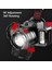 2x LED Kafa Işığı Şarj Edilebilir Kafa Işığı Yetişkinler Için 360 ° Ayarlanabilir Açı Far Flash Işık Hareket Sensörü Balıkçılık Için (Yurt Dışından) 2
